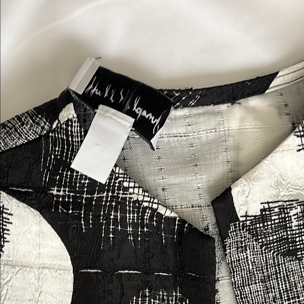 Chic Black and White Joseph Ribkoff Women’s Patterned Jacket Size 12 - Picture 4 of 8